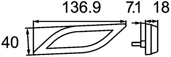 Hella Auxiliary Direction Indicator Connectors 2BM 013 338-011
