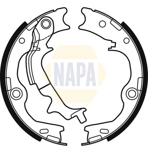 NAPA Parking Brake Shoe Set NBS5056