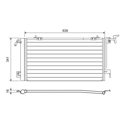 Valeo Air Conditioning Condenser 817229