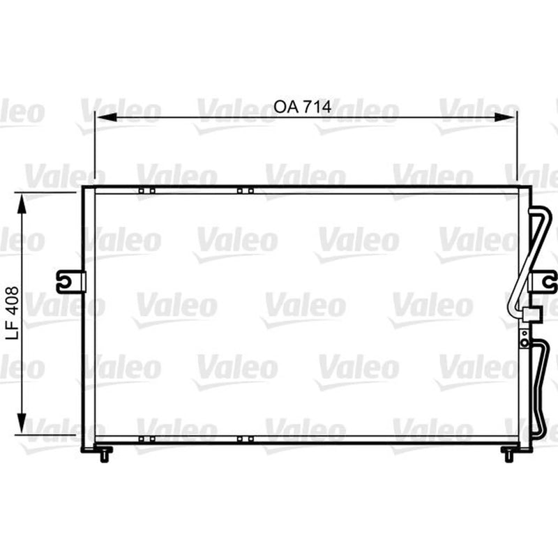 Valeo Air Conditioning Condenser 814270