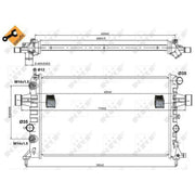 NRF Engine Radiator 50562