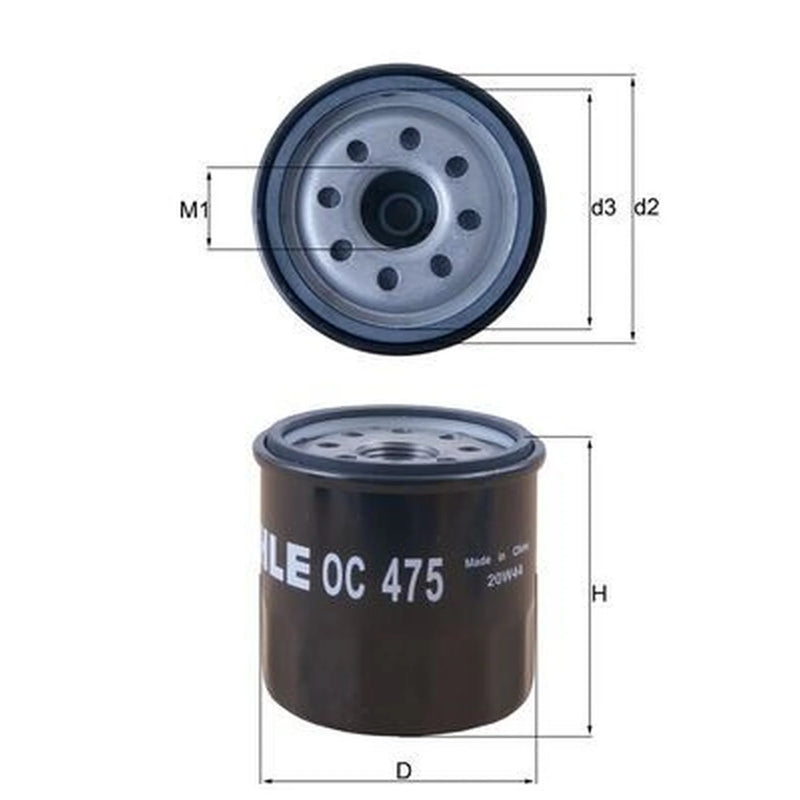 Mahle Engine Oil Filter OC 475