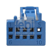 Febi Multi-Function Switch Left Front 10 Connectors 1000122