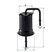 MANN-FILTER Fuel Filter Element WK 614/45