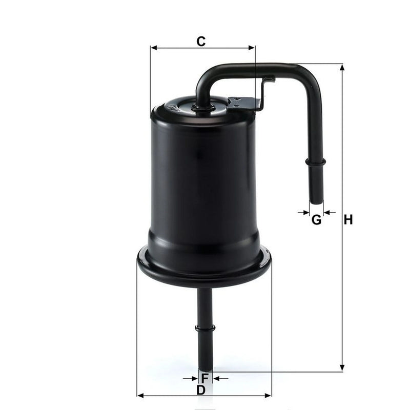 MANN-FILTER Fuel Filter Element WK 614/45