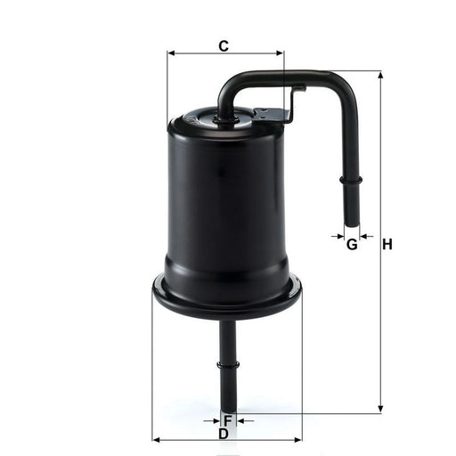 MANN-FILTER Fuel Filter Element WK 614/45