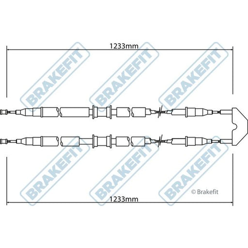 Apec Handbrake Cable Rear BBC3461
