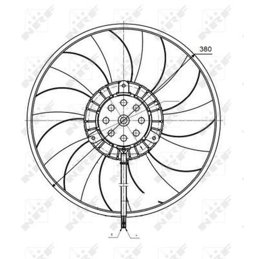 NRF Engine Cooling Fan 47422