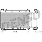 Denso Engine Radiator fits Honda Jazz II 2002-2008 1.3 1.4