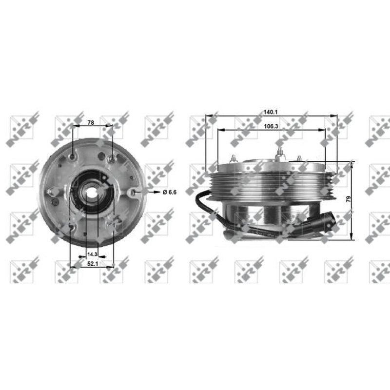 NRF Radiator Fan Clutch 49704