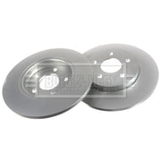 Borg & Beck 2 x Solid Rear Brake Discs BBD4239-x2
