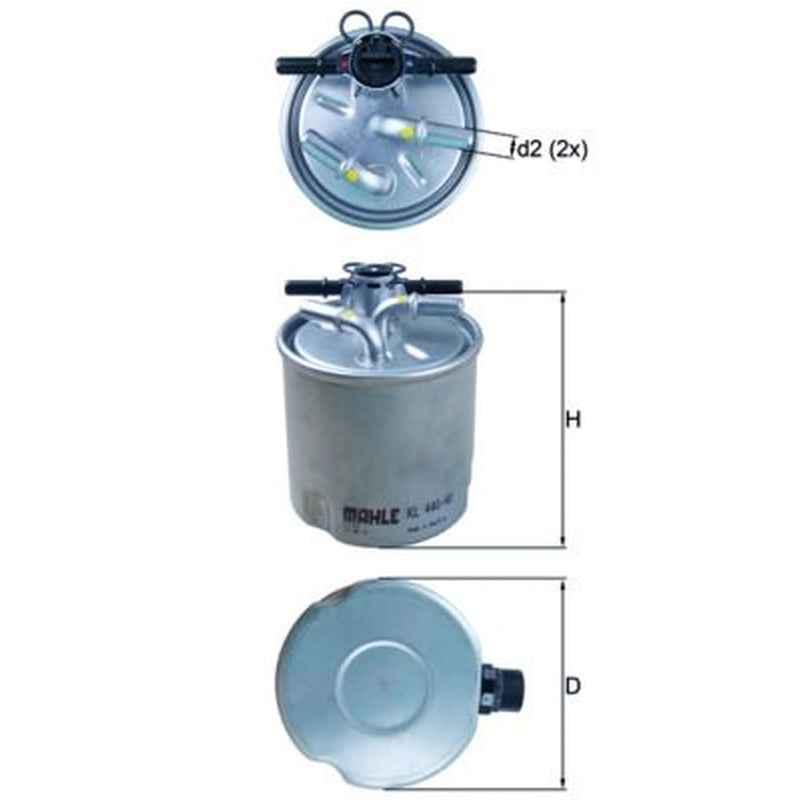 Mahle Fuel Filter Element KL 440/40