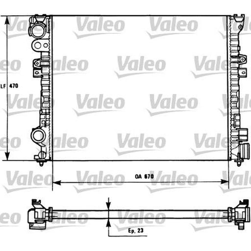Valeo Engine Radiator 731166