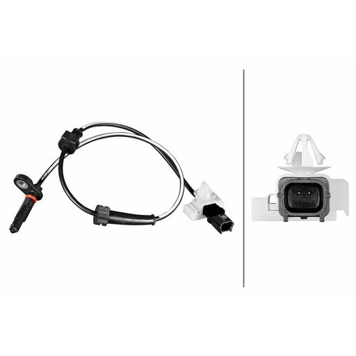 Hella ABS Wheel Speed Sensor Rear 6PU 358 217-521
