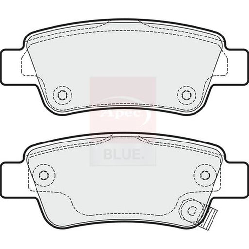 Apec Rear Brake Pad Set PD3229