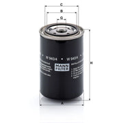 MANN-FILTER Engine Oil Filter W 940/4