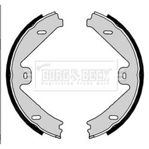 Borg & Beck Parking Brake Shoe Set BBS6417