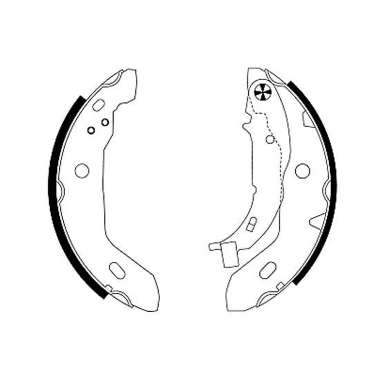 Mintex Brake Shoe Set Axle Kit MFR437