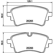 Mintex Rear Brake Pad Set MDB4280