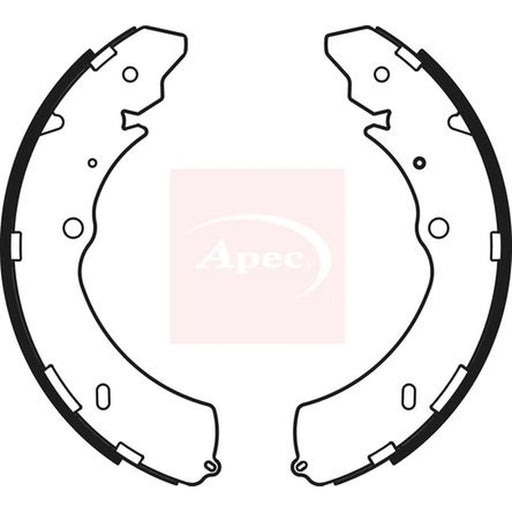 Apec Brake Shoe Set Axle Kit SHU784