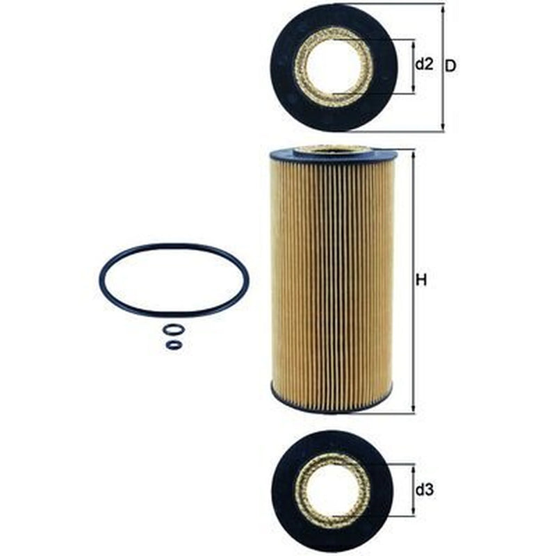 Mahle Engine Oil Filter OX 123/1D