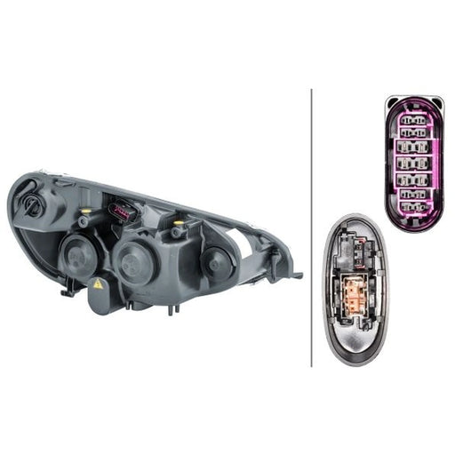 Hella Headlight Headlamp D1S/H1 Left 1ZS 009 250-791