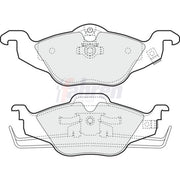 Fahren Front Brake Pad Set FBP3038