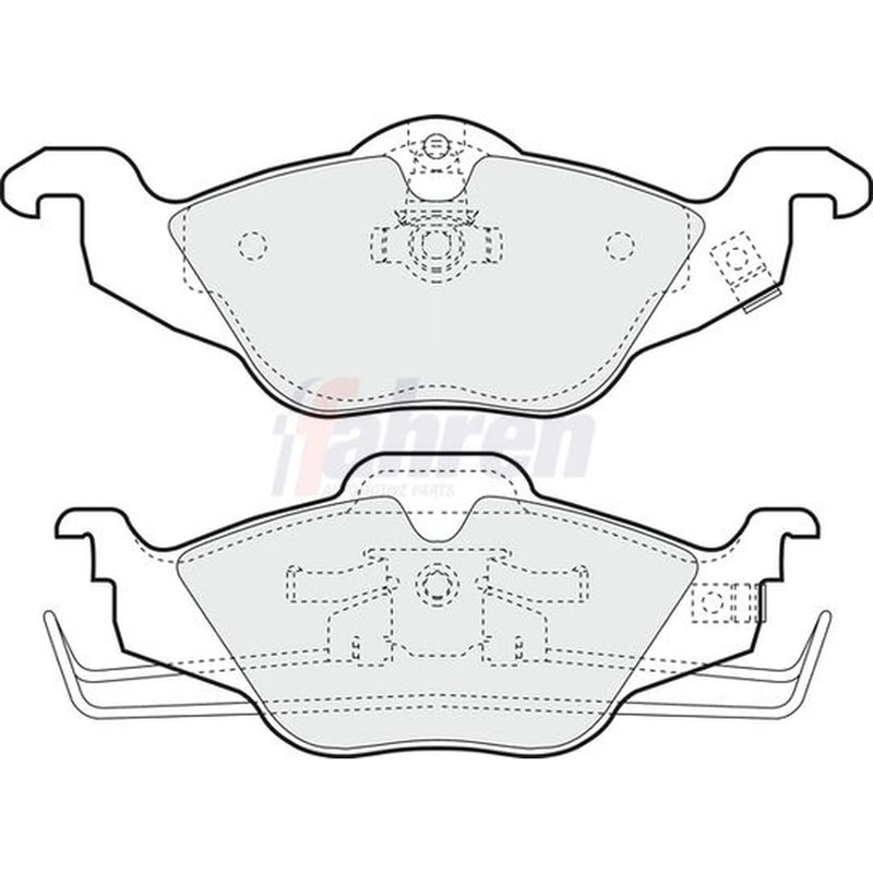 Fahren Front Brake Pad Set FBP3038