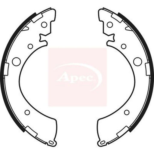 Apec Brake Shoe Set Axle Kit SHU573