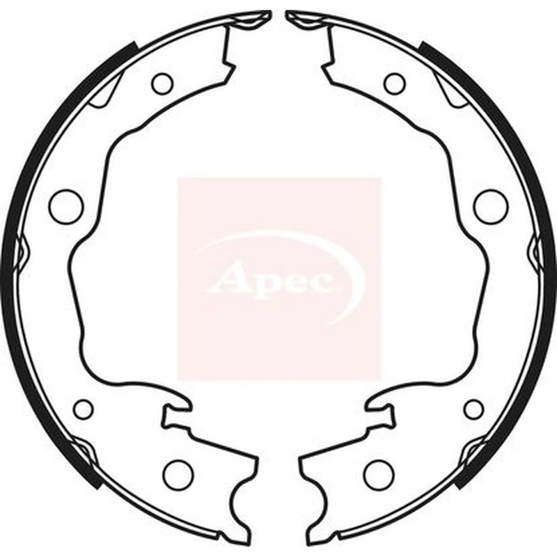 Apec Parking Brake Shoe Set SHU727