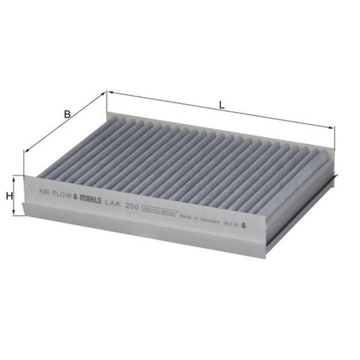 Mahle Cabin Air Filter (Pollen Filter) LAK 250