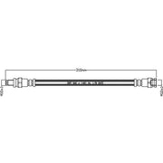 Juratek Brake Hydraulic Hose Line inner JBH1322