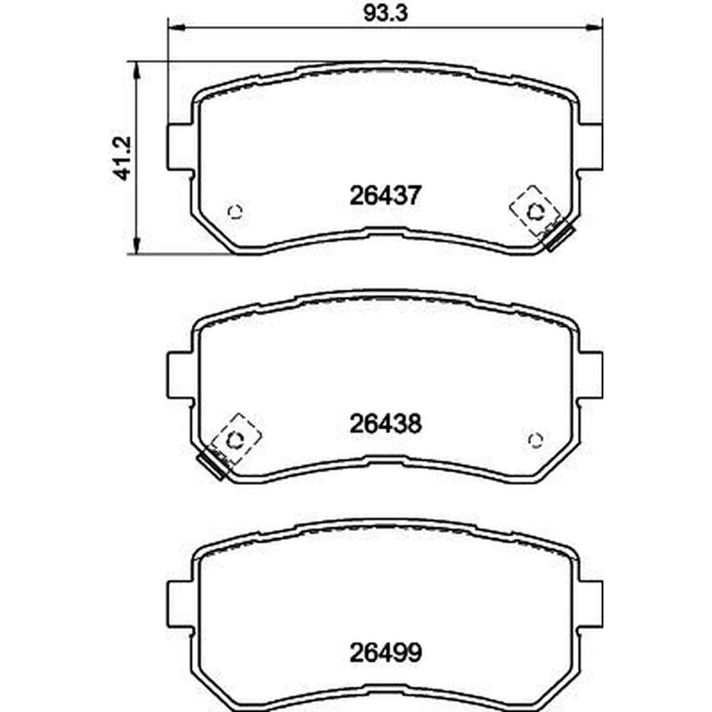 DON Brake Pad Set PCP2048
