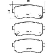Mintex Brake Pad Set MDB3487