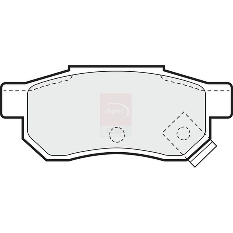 Apec Rear Brake Pad Set PD3411