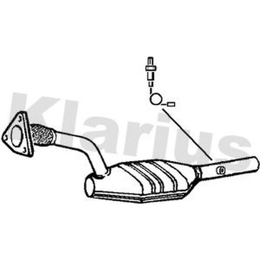 Klarius Catalyst Type Approved With Pipe Front 321658