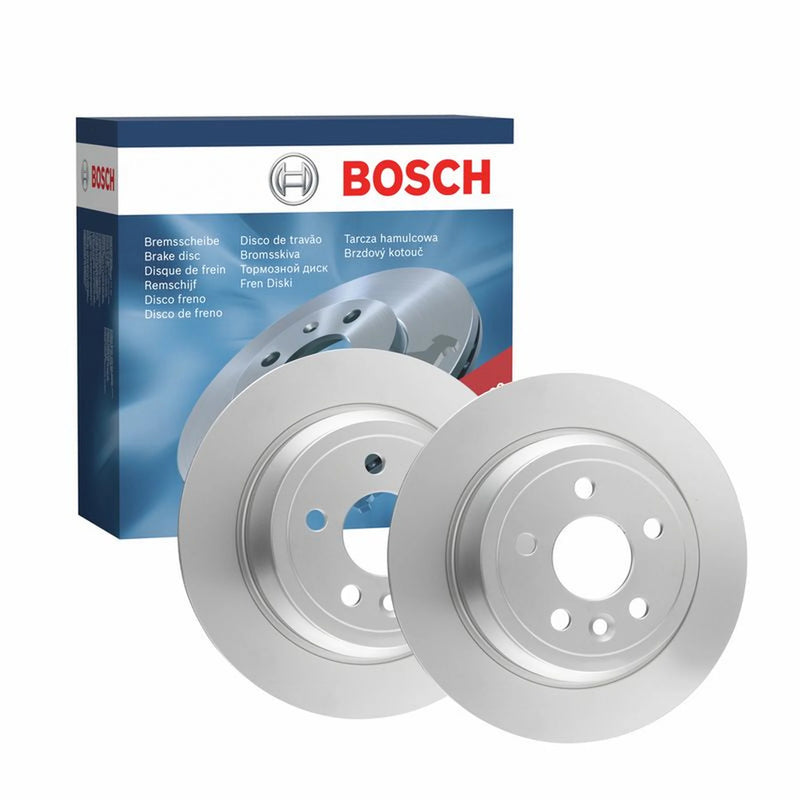 Bosch 2 x Solid Rear Brake Discs 0986479B19-x2