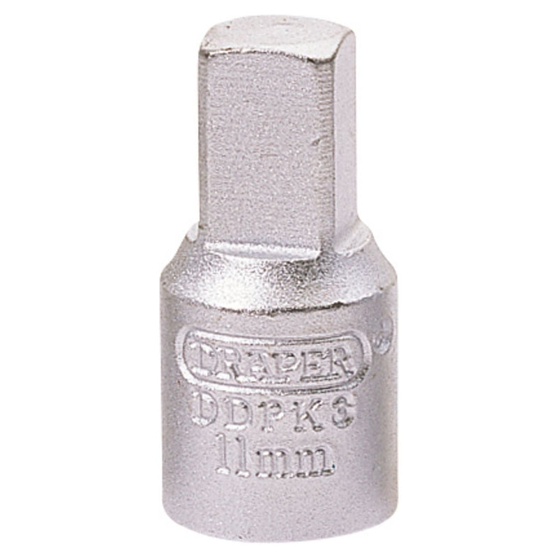 Draper Square Drain Plug Key, 3/8 Sq. Dr., 11mm 38322 Draper  - Town Parts