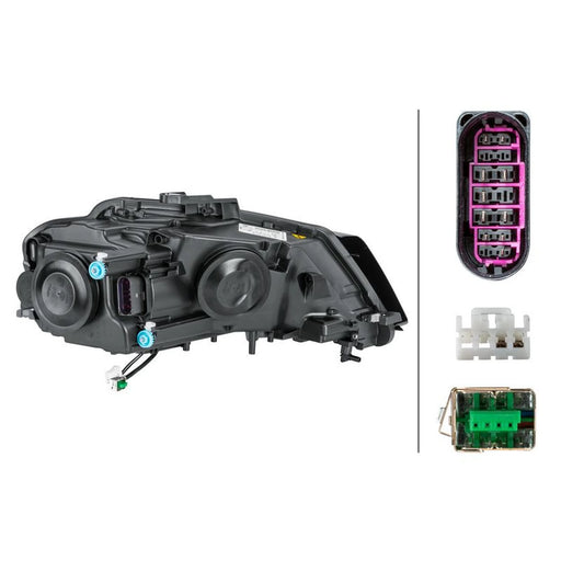 Hella Headlight Headlamp D3S (Gas Discharge Lamp) Left 1EL 009 648-391