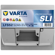 Varta Battery 12V 52Ah 470A 930052047K312