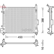 Denso Engine Radiator DRM46054