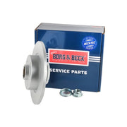 Borg & Beck 2 x Solid Rear Brake Discs BBD6117S-x2