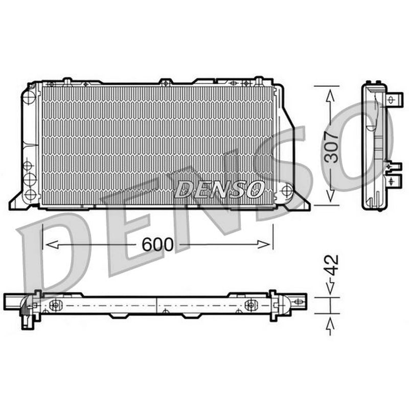 Denso Engine Radiator DRM02013