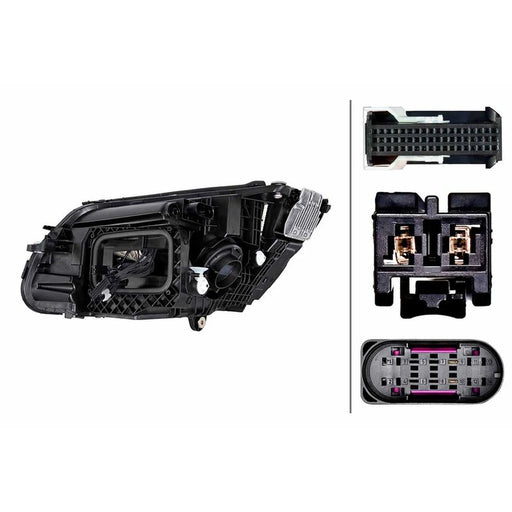 Hella Headlight Headlamp LED Right 1LX 014 827-541