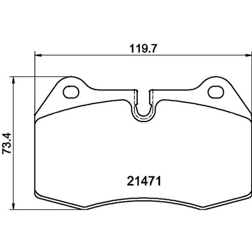 DON Brake Pad Set PCP2124
