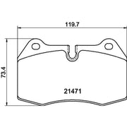 Mintex Front Brake Pad Set MDB1752