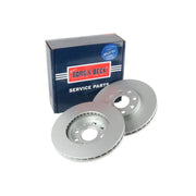 Borg & Beck 2 x Vented Front Brake Discs BBD4253-x2