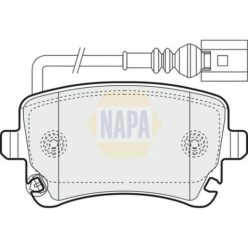 NAPA Rear Brake Pad Set NBP1272