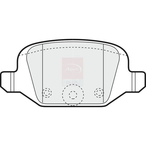 Apec Rear Brake Pad Set PD3177