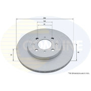 Comline 2 x Vented Front Brake Discs ADC5230V
